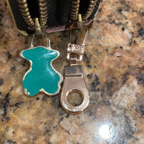 Tous Double Zip Wallet - Bears design - great colours & pattern - Picture 9 of 10